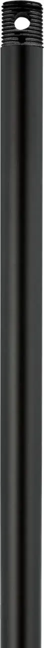 48" Threaded Fan Downrod in Matte Black
