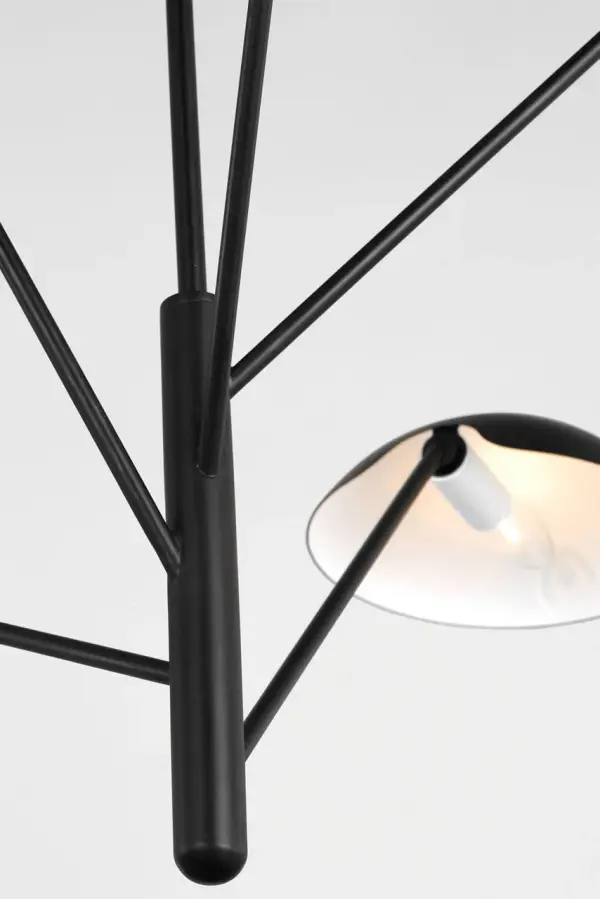 Nevel Tall Chandelier in Aged Iron - Image 8