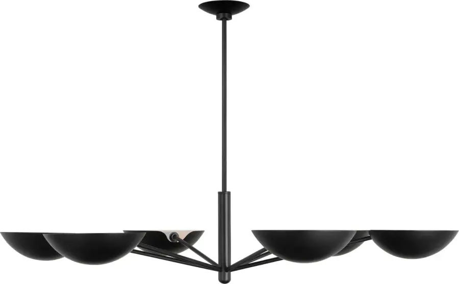 Nevel Extra Large Chandelier in Aged Iron - Image 1
