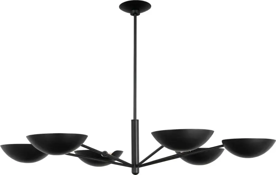 Nevel Extra Large Chandelier in Aged Iron - Image 2