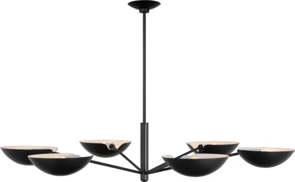 Nevel Extra Large Chandelier in Aged Iron - Image 3