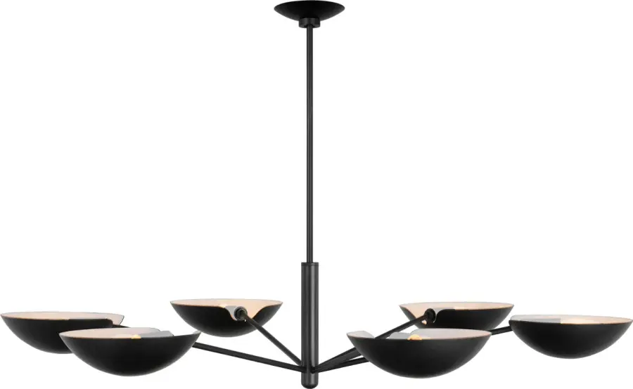 Nevel Extra Large Chandelier in Aged Iron - Image 3