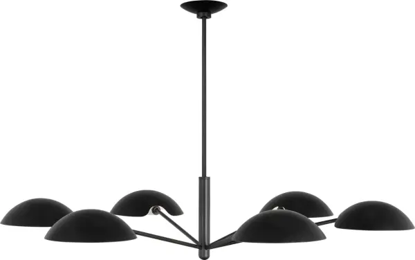 Nevel Extra Large Chandelier in Aged Iron - Image 4