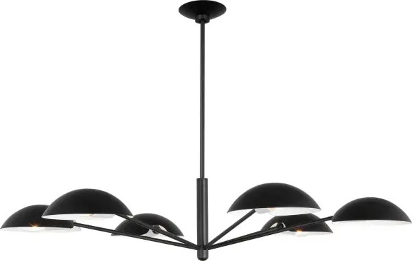 Nevel Extra Large Chandelier in Aged Iron - Image 5
