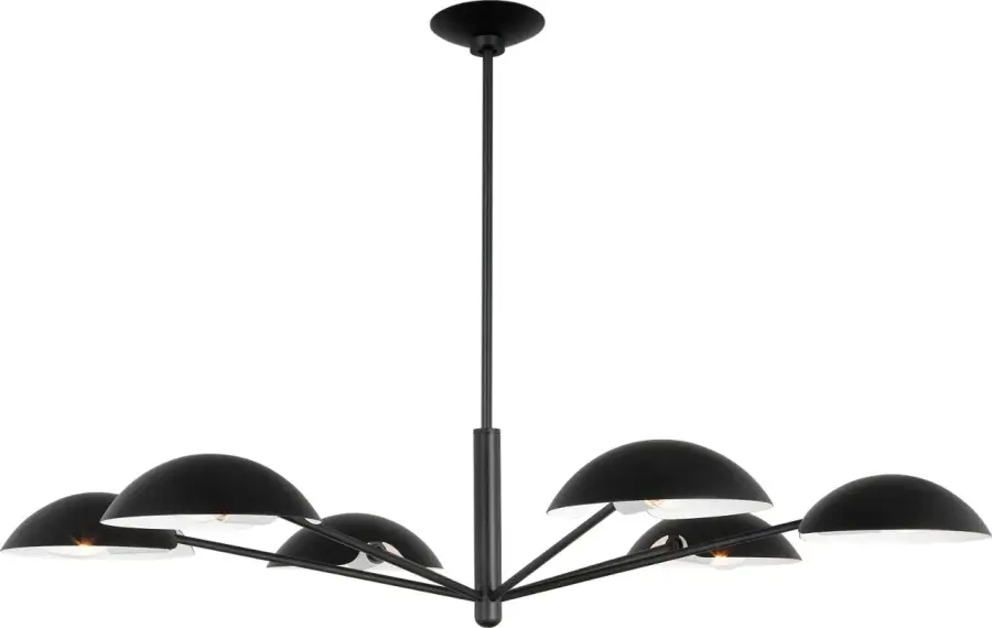 Nevel Extra Large Chandelier in Aged Iron - Image 5
