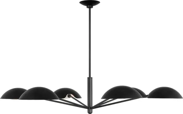 Nevel Extra Large Chandelier in Aged Iron - Image 6