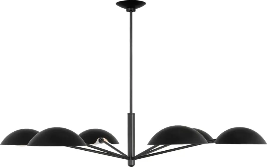 Nevel Extra Large Chandelier in Aged Iron - Image 6
