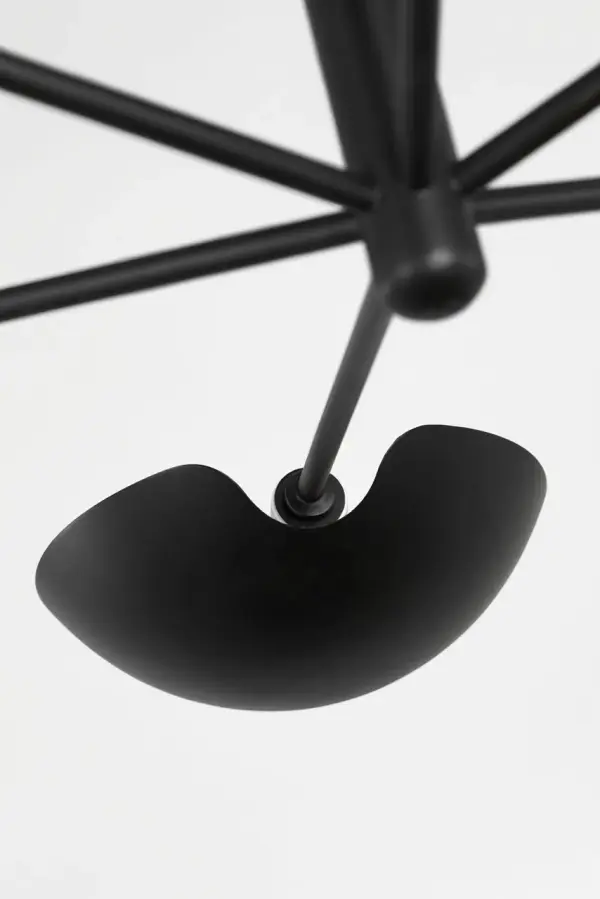 Nevel Extra Large Chandelier in Aged Iron - Image 10