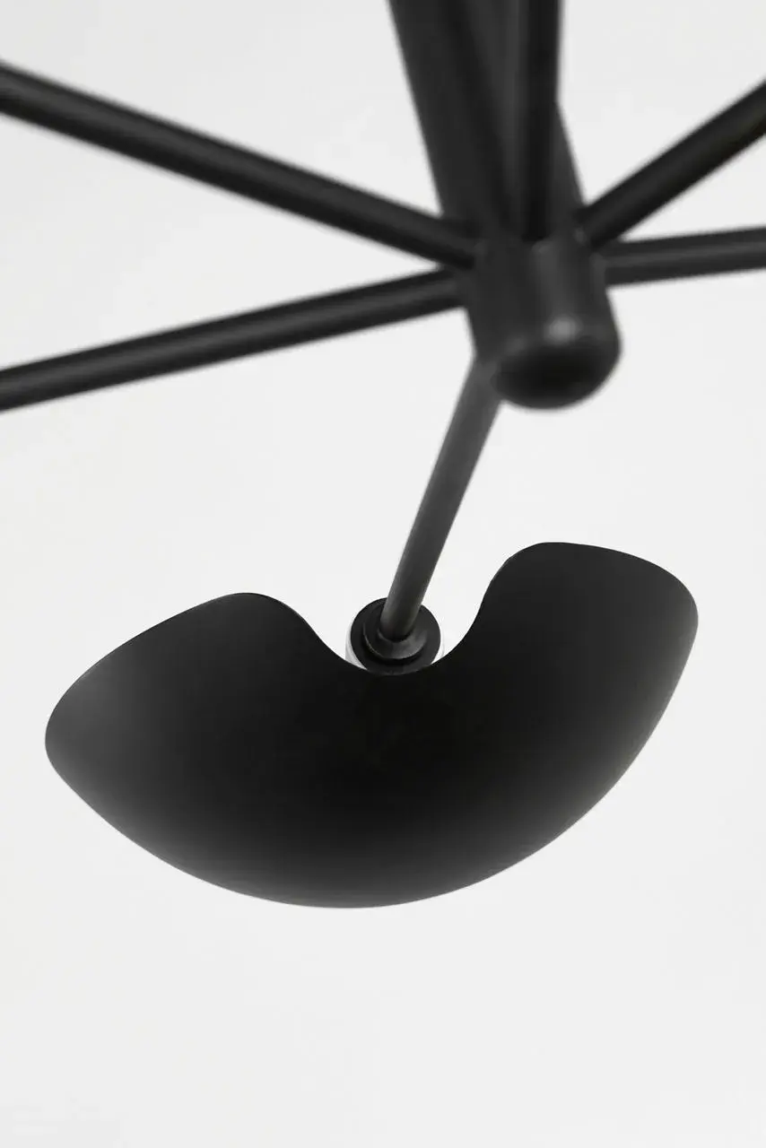 Nevel Extra Large Chandelier in Aged Iron - Image 10