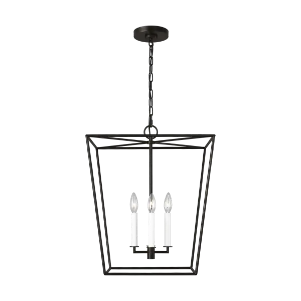 Viota Medium Lantern in Aged Iron - Image 1