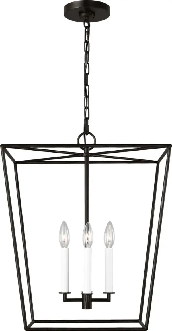 Viota Medium Lantern in Aged Iron - Image 2