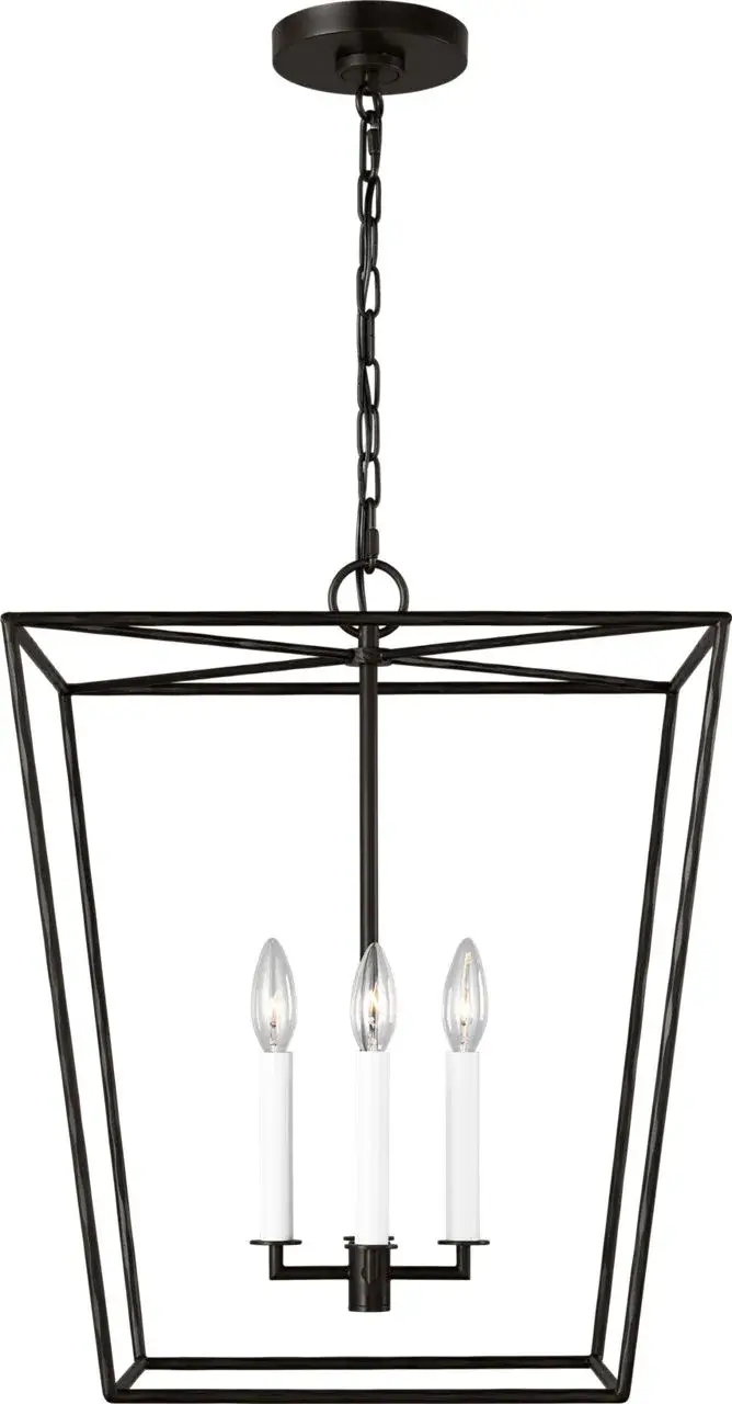 Viota Medium Lantern in Aged Iron - Image 2