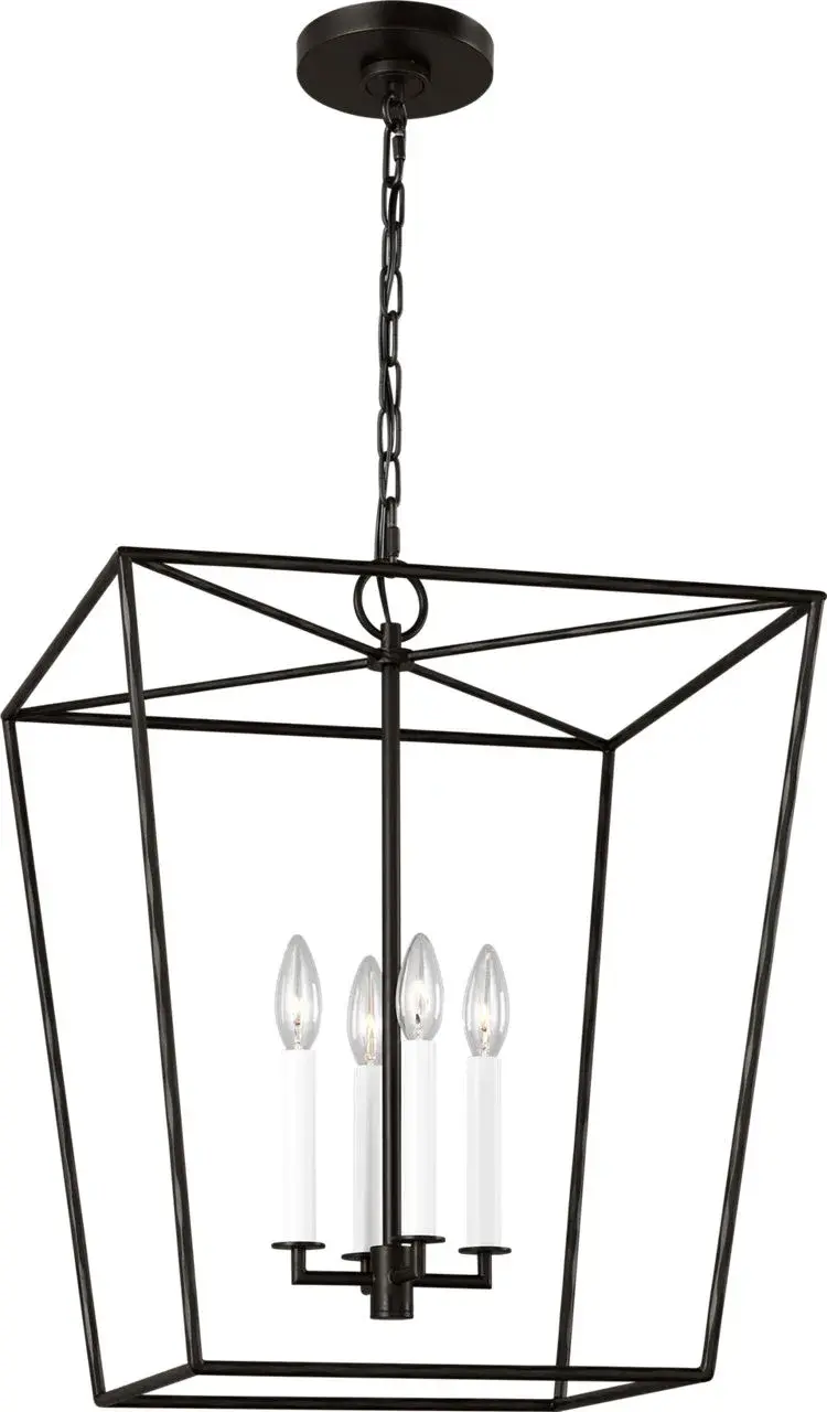 Viota Medium Lantern in Aged Iron - Image 3