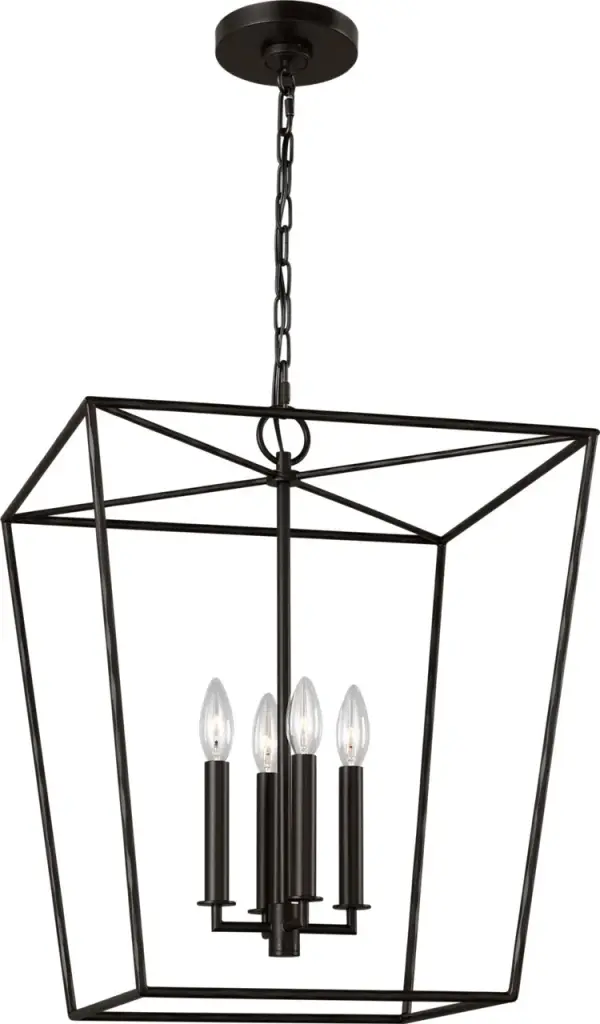 Viota Medium Lantern in Aged Iron - Image 4