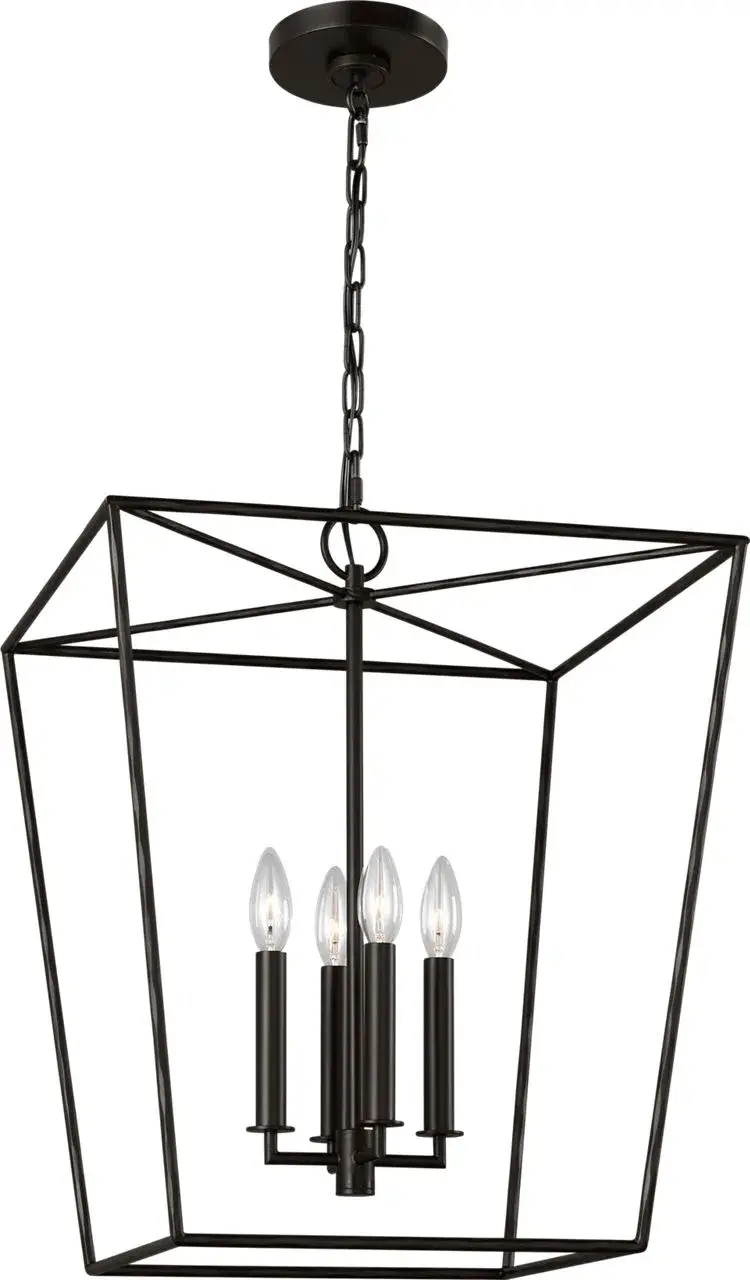 Viota Medium Lantern in Aged Iron - Image 4