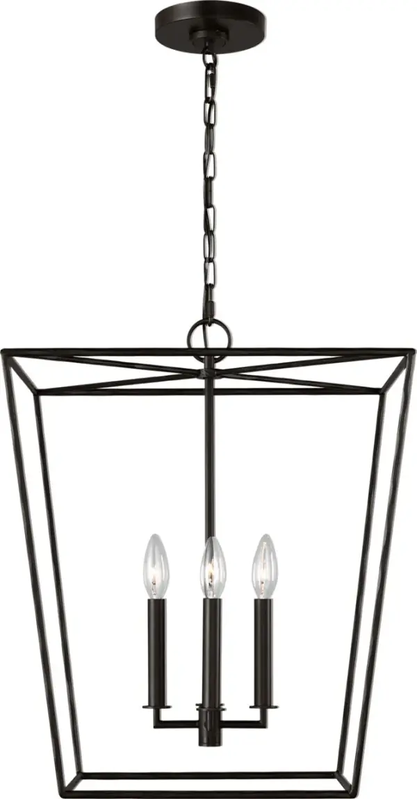 Viota Medium Lantern in Aged Iron - Image 5
