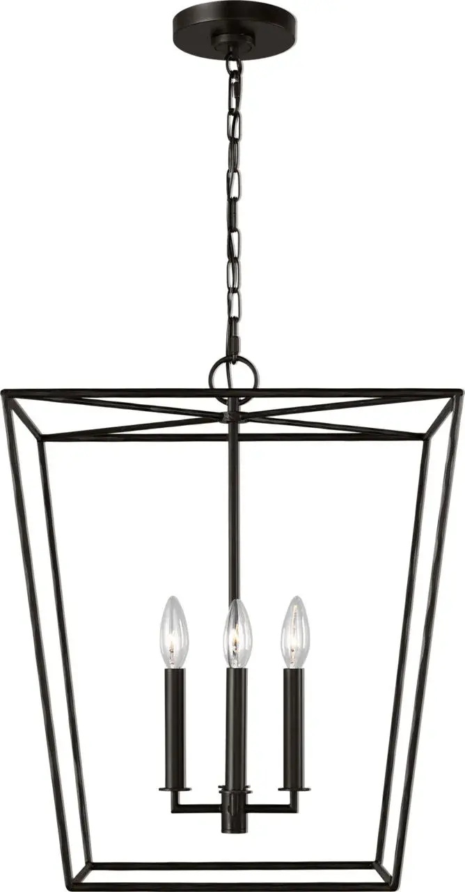 Viota Medium Lantern in Aged Iron - Image 5