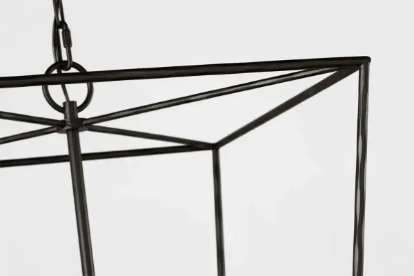 Viota Medium Lantern in Aged Iron - Image 6