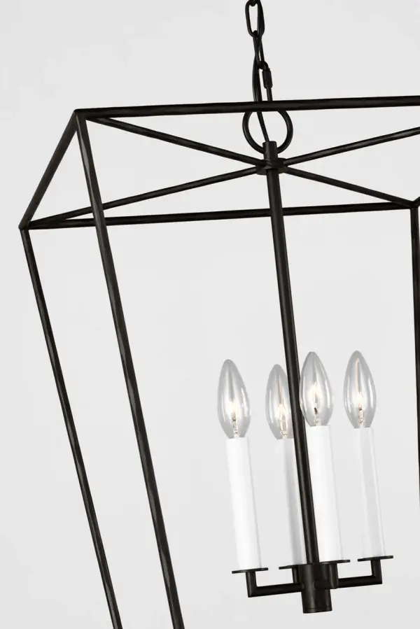 Viota Medium Lantern in Aged Iron - Image 8