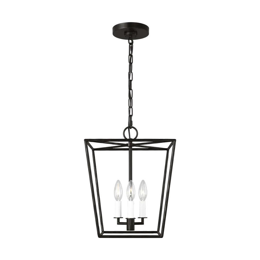Viota Small Lantern in Aged Iron - Image 1