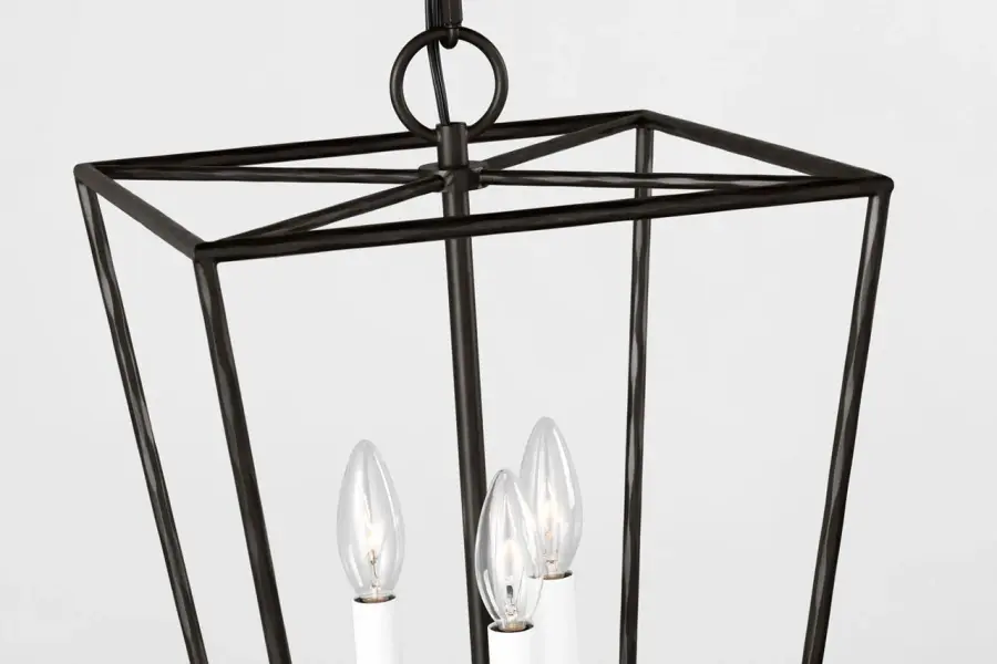 Viota Small Lantern in Aged Iron - Image 16