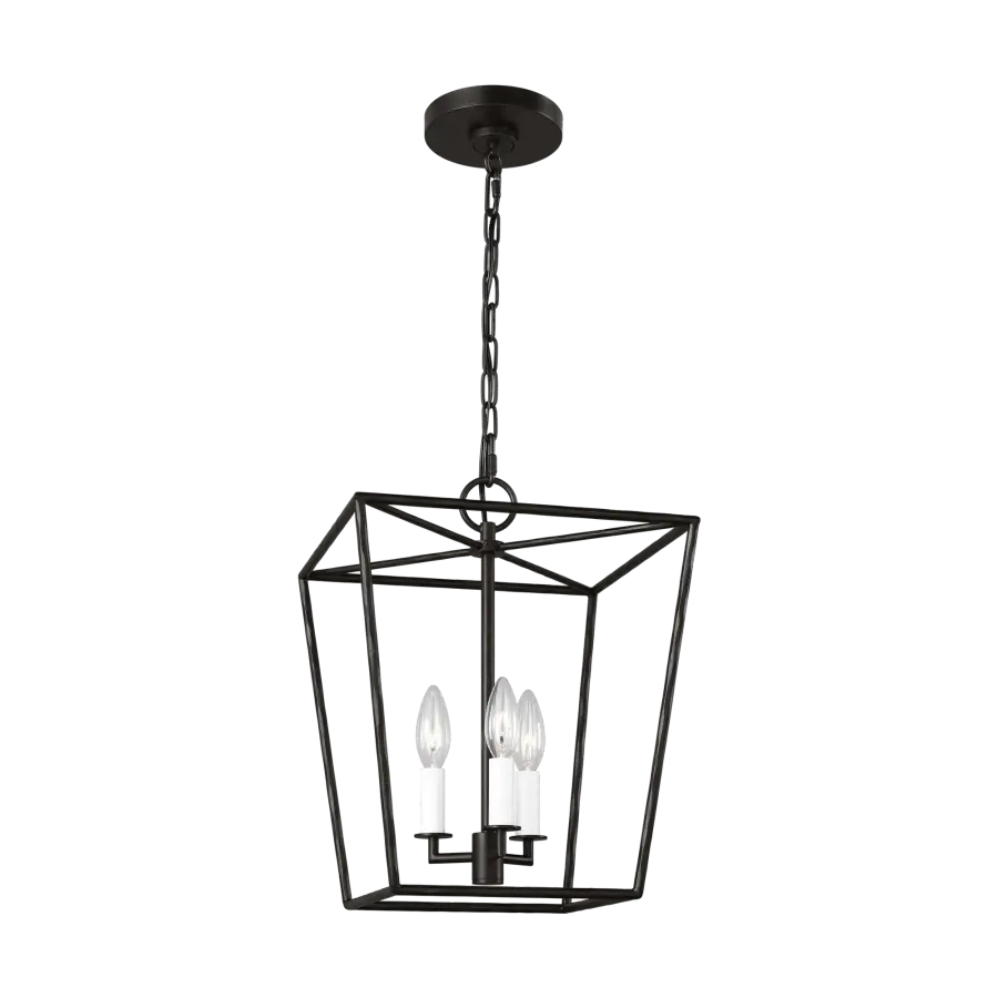 Viota Small Lantern in Aged Iron - Image 3