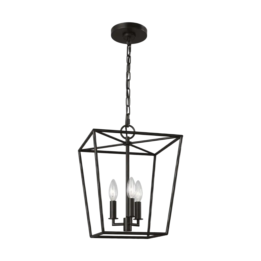 Viota Small Lantern in Aged Iron - Image 5