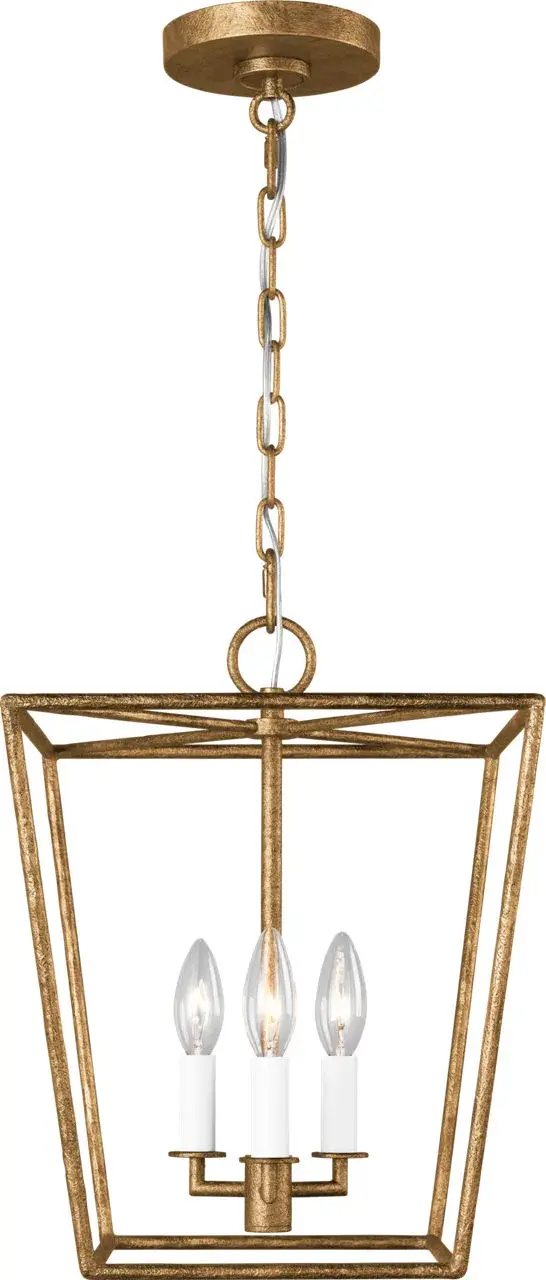 Viota Small Lantern in Casted Gild - Image 2
