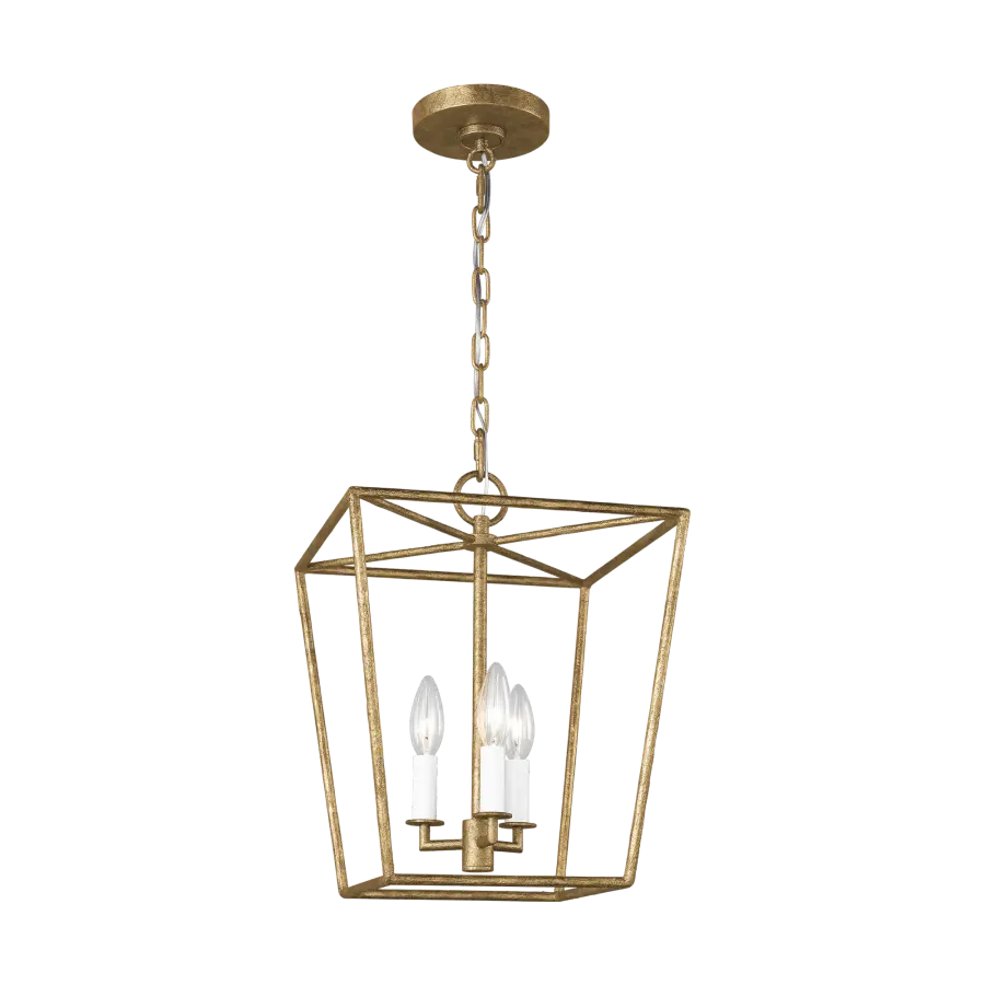 Viota Small Lantern in Casted Gild - Image 3