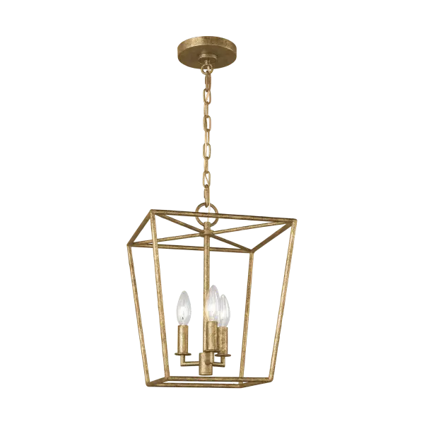 Viota Small Lantern in Casted Gild - Image 5
