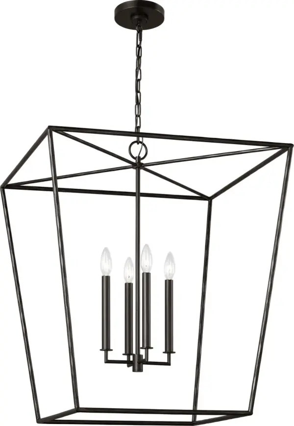 Viota Large Lantern in Aged Iron - Image 3