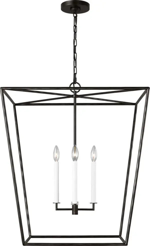 Viota Large Lantern in Aged Iron - Image 4