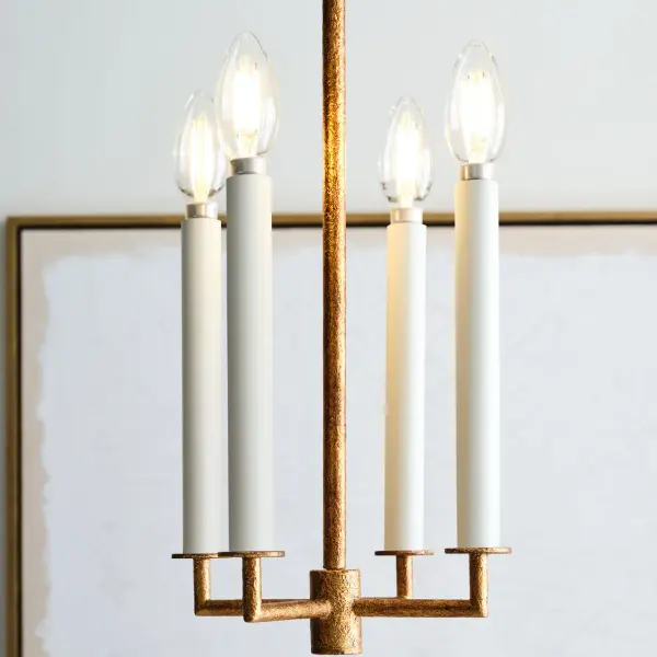 Viota Large Lantern in Casted Gild - Image 11