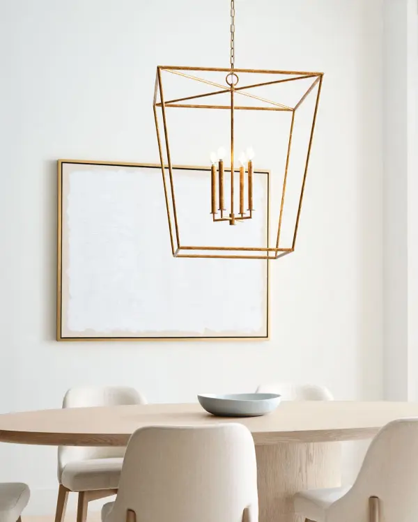 Viota Large Lantern in Casted Gild - Image 12