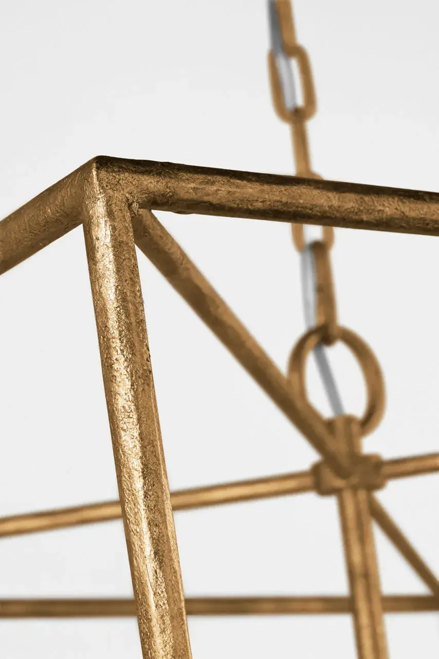 Viota Large Lantern in Casted Gild - Image 6