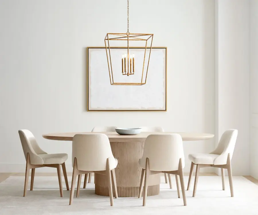 Viota Large Lantern in Casted Gild - Image 10