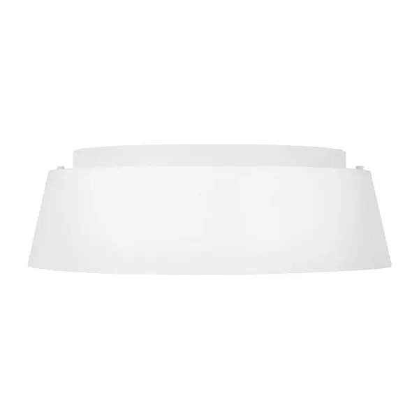 Asher Three Light Flush Mount in Matte White
