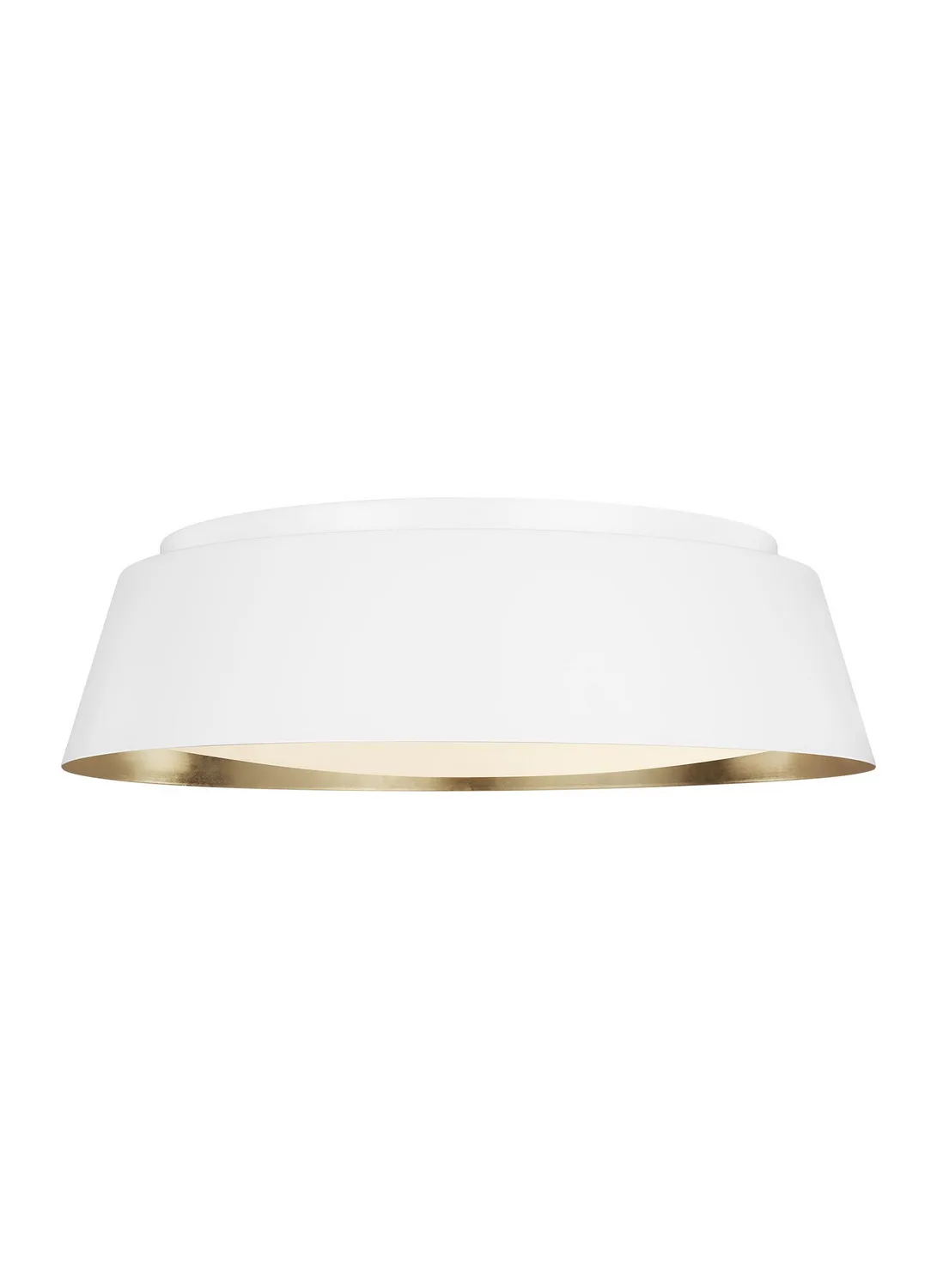 Asher Four Light Flush Mount in Matte White