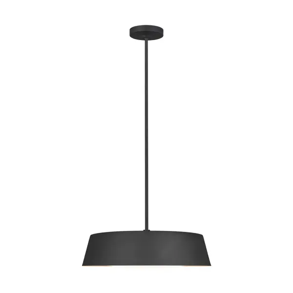 Asher Five Light Pendant in Midnight Black