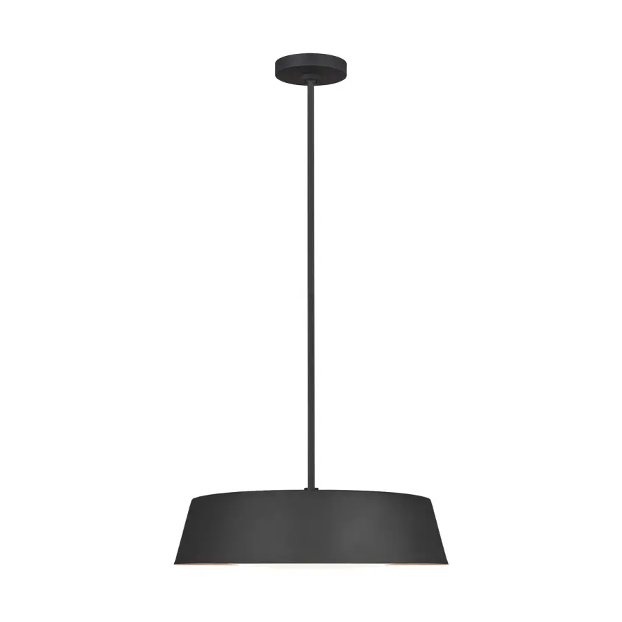Asher Five Light Pendant in Midnight Black