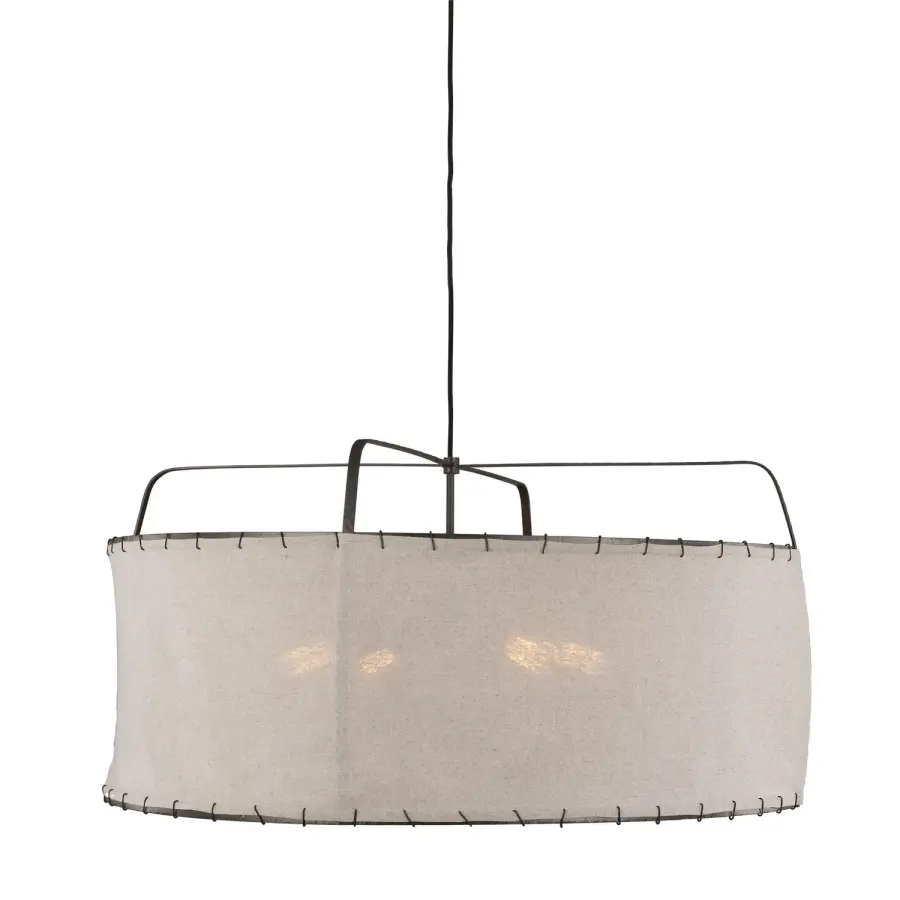 Dunne Four Light Pendant in Aged Iron