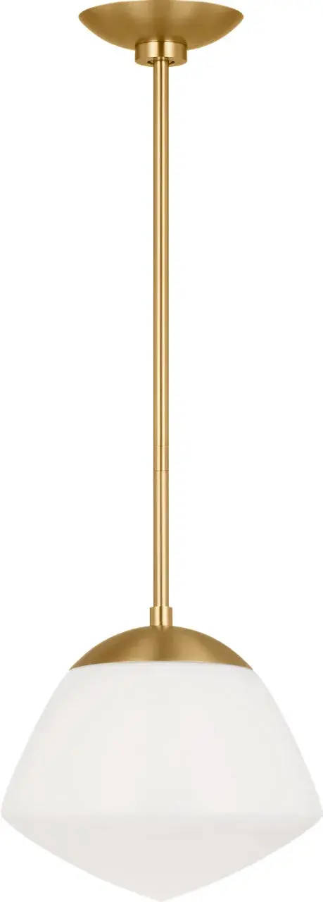 Milne Large Pendant in Burnished Brass