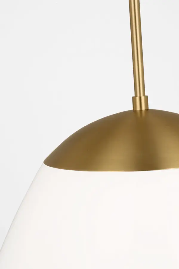 Milne Small Pendant in Burnished Brass - Image 3