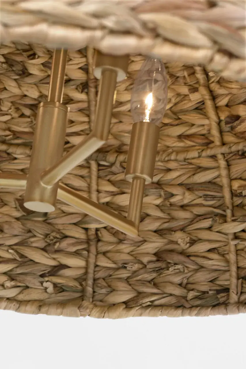 Cay Extra Large Pendant in Burnished Brass - Image 2