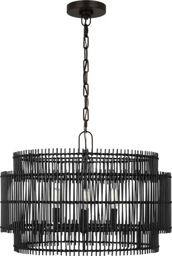 Elio Medium Hanging Shade in Aged Iron - Image 1