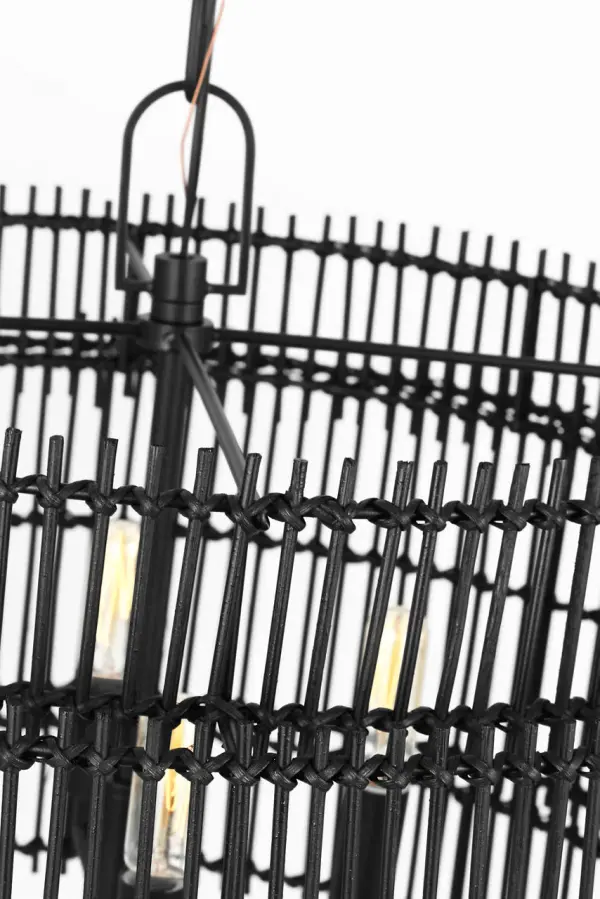 Elio Medium Hanging Shade in Aged Iron - Image 3