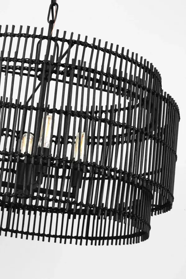 Elio Medium Hanging Shade in Aged Iron - Image 4