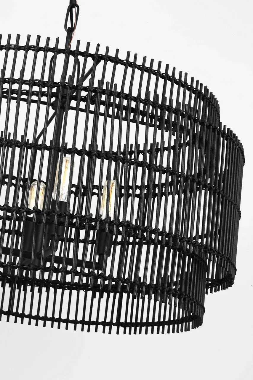 Elio Medium Hanging Shade in Aged Iron - Image 4
