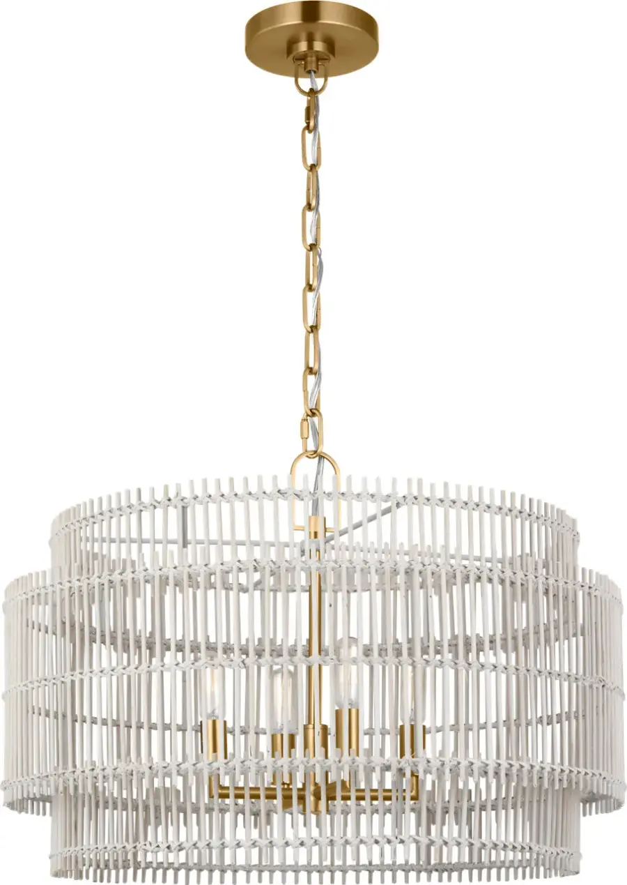 Elio Medium Hanging Shade in Burnished Brass - Image 2