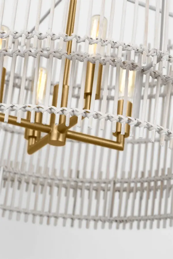 Elio Medium Hanging Shade in Burnished Brass - Image 3